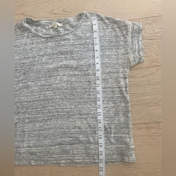 MAJE Space-Dye Boxy T-Shirt – Large, Heather Grey, 100% Cotton, EUC - Picture 8 of 9